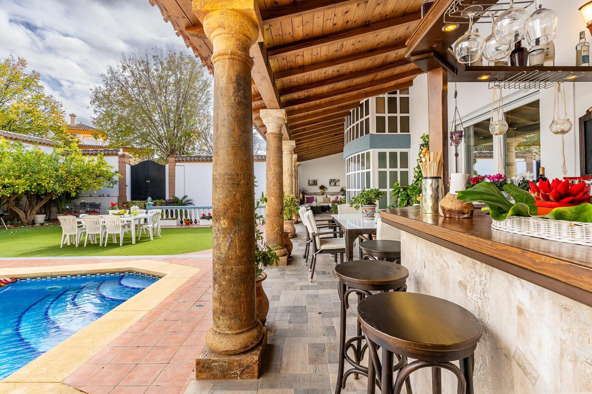 Casa De Amigos La Latina Con Piscina, Chimenea Y Barbacoa Villa Illora Bagian luar foto